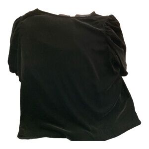 Gap velvet puff sleeve top